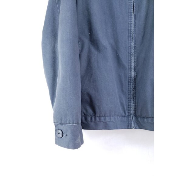 Aramark Mens Lined Work Jacket 1XLL Gray Polyester Cotton Blend - Picture 4 of 7